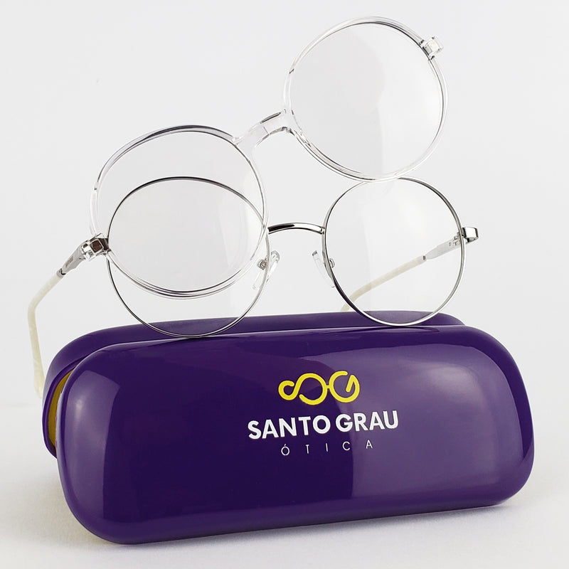 Óculos Clipon Fotossensível Galliano