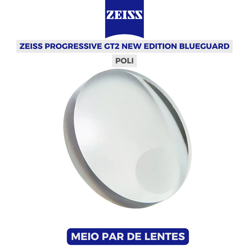 ZEISS PROGRESSIVE GT2 NEW EDITION BLUEGUARD POLI (Tecnologia FreeForm)