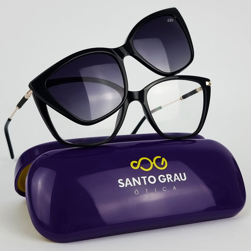 Óculos Clipon Glamuroso