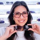 Óculos Clipon Glamuroso