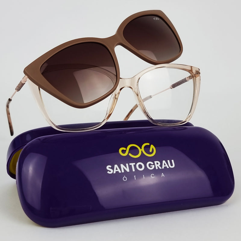 Óculos Clipon Glamuroso