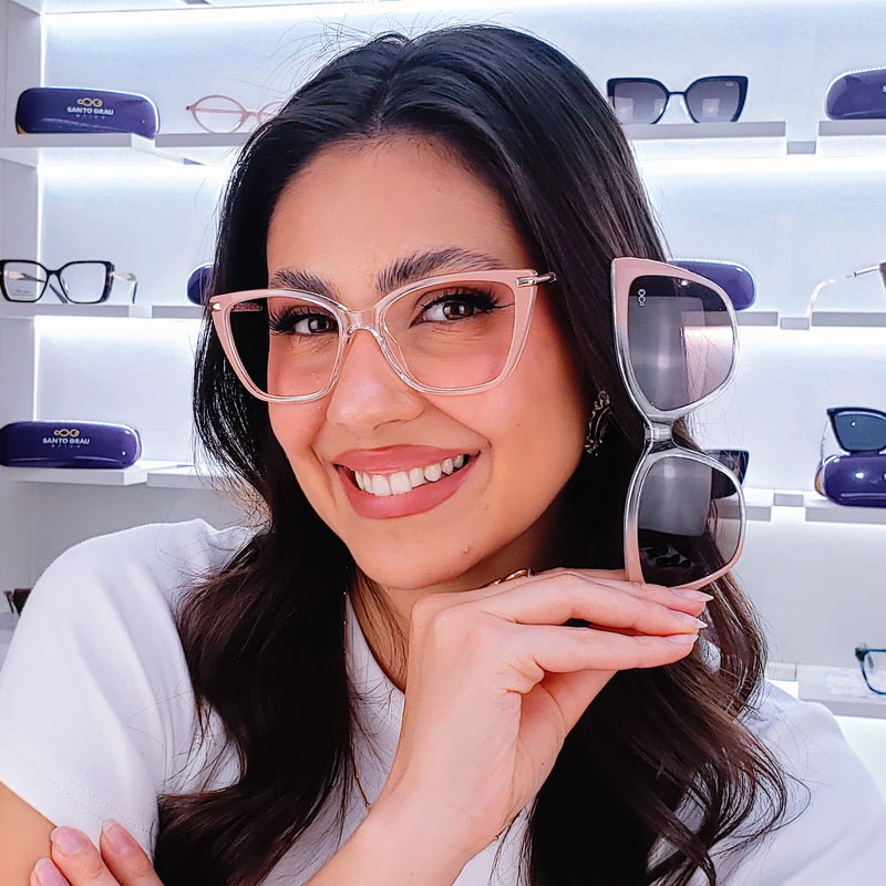 Óculos Clipon Glamuroso