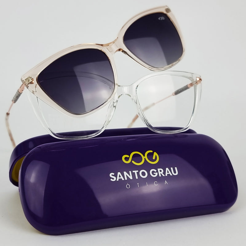 Óculos Clipon Glamuroso