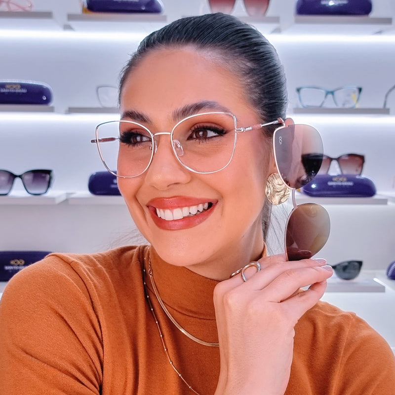 Óculos Clipon Fenda 8