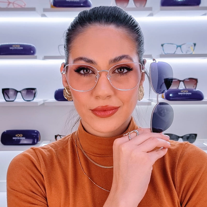 Óculos Clipon Fenda 8